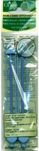 Clover Double Ended Stitch Holder, 8.6" Height x 2" Length x 0.4" Width, Multicolor