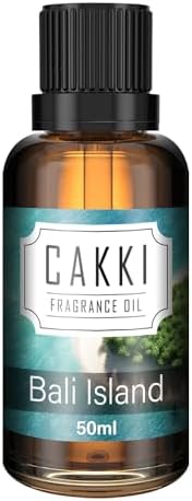 Essential Oils for Diffusers for Home, Scent-Bali Island, Single Large Size 50ml, Cakki Fragrance Oils, for Candle Making, Diffuser Oil Scents