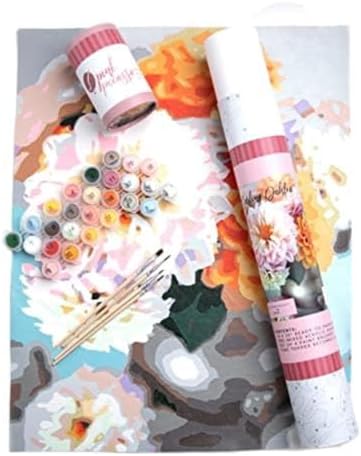 Pink Picasso Paint by Number Kit, for Adults & Teens,16x20, Darling Dahlia