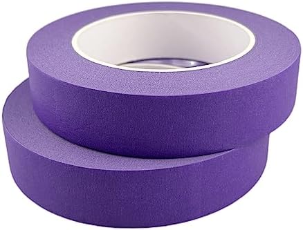 Purple Masking Tape, 1 Inch x 55 Yards, 2 Rolls