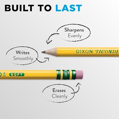 Ticonderoga Wood-Cased Pencils, Pre-Sharpened
