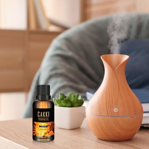 Essential Oils for Diffusers for Home, Scent-Campfire, Single Large Size 50ml, CAKKI Fragrance Oils, for Candle Making, for Soap Making, Diffuser Oil Scents