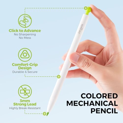 Jar Melo 24 Colors Mechanical Colored Pencils for Kids