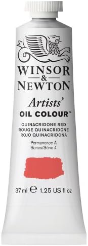 Winsor & Newton Artists' Oil Paint, 37ml Tube, Quinacridone Red