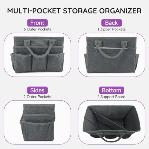 Art Supply Storage Bag,Craft Organizer Tote Bag for Craft Supplies