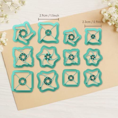 ORIGACH Pinwheel Polymer Clay Cutters Set