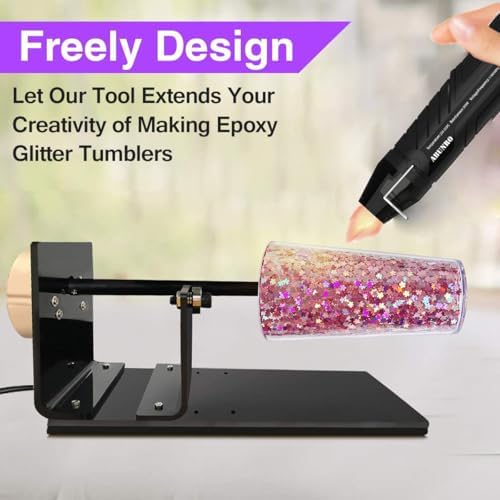 Mini Heat Gun, Dual Temp Hot Air Gun with Nozzle for Crafts | Dual Heat Settings 482°F/662°F, Fast Heating, 6.6FT Cable, Reflector Nozzle, Overload Protection, 6.6FT Long Cable