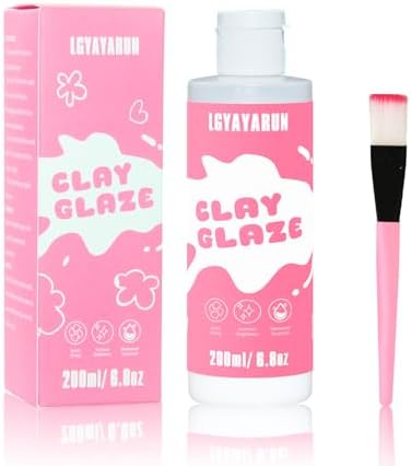 Polymer Clay Glaze 200ml Fast Drying Sealant with Brush