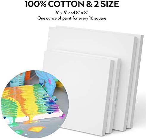 Nicpro Acrylic Pouring Kit, Artist Starter Supplies Including 19 Colors