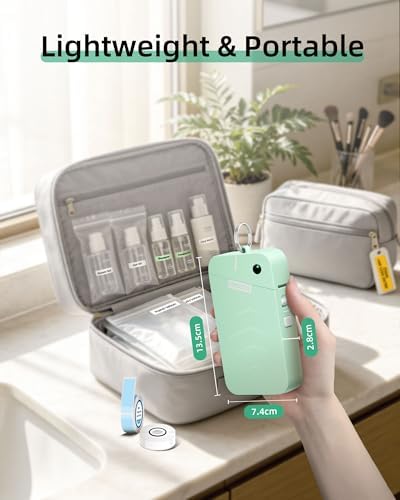 ORGSTA S001 Label Maker Machine with Tape, Portable Bluetooth Label Maker