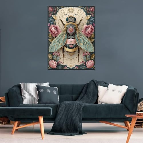 Zythron Bee Diamond Art Kits for Adults,Diamond Painting Kits for Beginner