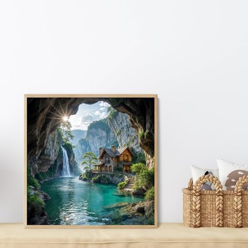 Xylogist Beautiful Landscape Diamond Art Kits for Adults 14X14 Inch