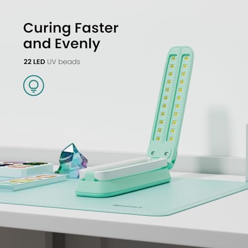 Resiners UV Resin Light, Rechargeable 3-in-1 Foldable UV Lamp, AirWave Pro