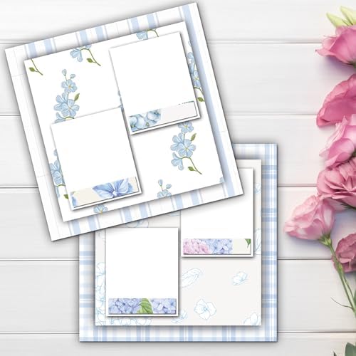 48 Sheets Hydrangea Scrapbook Paper,Hydrangea Pattern Decorative Scrapbook Paper for Journals DIY Cards and Photo Albums,Aesthetic Craft Supplies