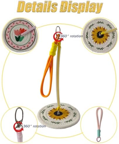 2PCS Portable Wrist Yarn Holder, Yarn Holder for Crocheting and Knitting, Perfect for Travel and on-The-go Crocheting,Knitting Gift for Craft Lovers