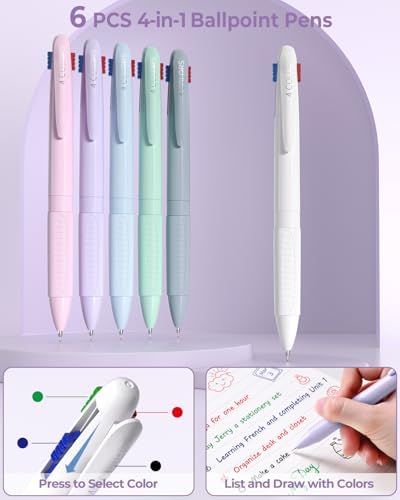 Four Candies 56PCS School Supplies with Pencil Case, Stationery Set, Purple