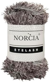 Eyelash Yarn Fun Fur Yarn(100g-3.5oz) (153yds-140mt) Fuzzy Premium Soft Crochet DIY Hand Knitting 100% Polyester