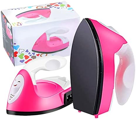 Mini Heat Press Small Iron Portable Heat Press Machine Mini Craft Iron with Charging Base Accessories for DIY T-Shirts, Shoes, Bag and Hats Heat Transfer Vinyl Projects