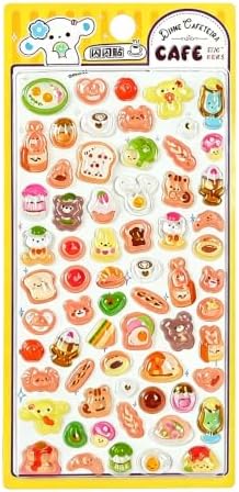 3D Puffy Stickers, Kawaii Resin Decorative Stickers for Phone Case, Notebook, Scrapbooking (Style-4)