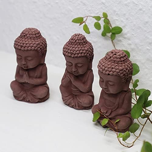 3D Buddha Mould Cute Buddha Candle Mold for Candle Maker Resin Mold Wax Mould Wax Melt Molds Epoxy Resin Mould Craft Art Silicone Soap Mold Craft Molds DIY Handmade Soap Molds