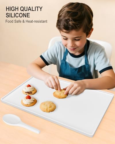 Silicone Art Mat for Crafts, 12" x 19" Waterproof Non-Slip Painting Mat