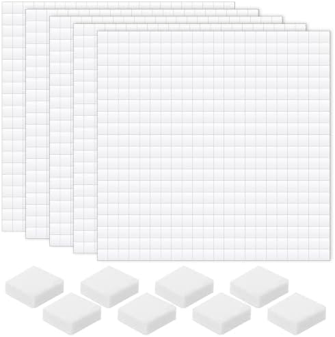 2000 Pcs 5 Sheets Foam Squares Double Sided Foam Tape