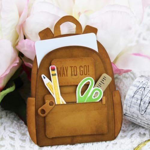 Patchwork Backpack Metal Cutting Dies for Card Making