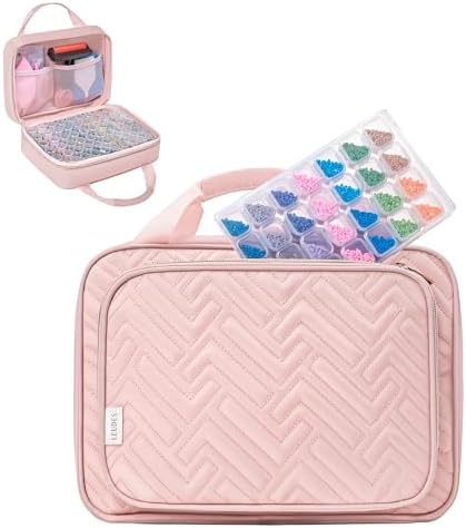 Leudes Diamond Art Storage Painting Case 60 Slots Bead Art Kits for Adults