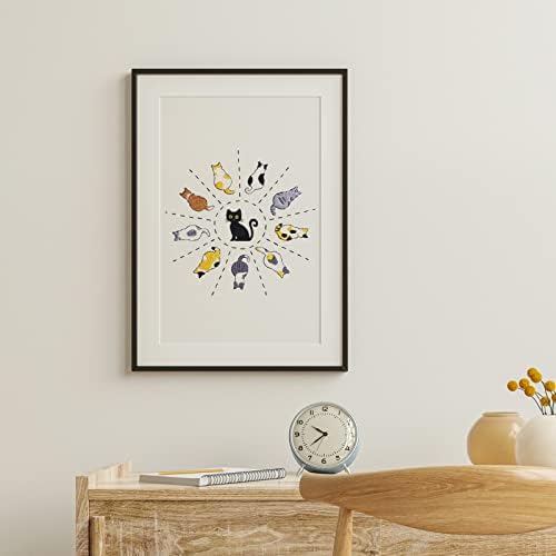 Louise Maelys Cute Cat Embroidery Kit for Beginners DIY Gift Craft