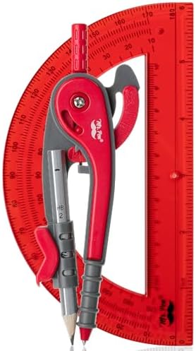 Mr. Pen- Geometry Compass and Protractor Set, 6 Inch Compass