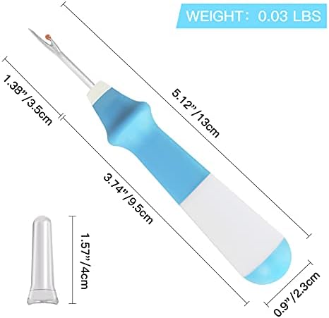 Lhedon Seam Ripper 3 PCS Ergonomic Grip Sewing Thread Remover Tool