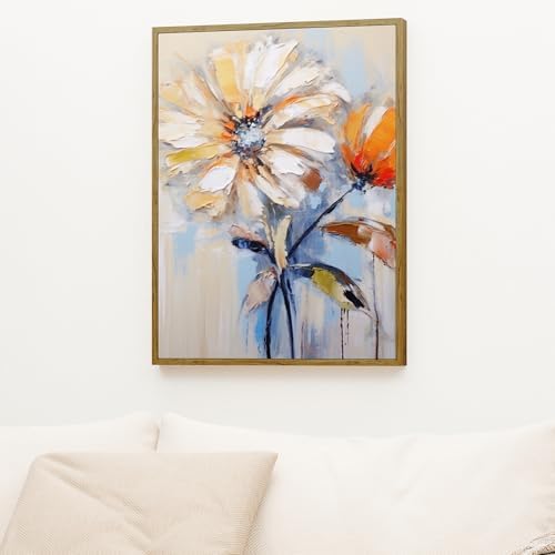 Venusmiles Canvas Frame 18x24 Frame for Canvas Painting Floating for 1" Deep, Floater for Canvas Artist Panel Oil Painting Wall Art Décor, Vertical or Horizontal Picture Wall Decor, Natural