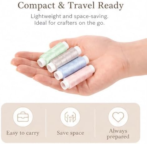 Polyester Sewing Thread 110 Yards Each 10 Colors Assorted Threads