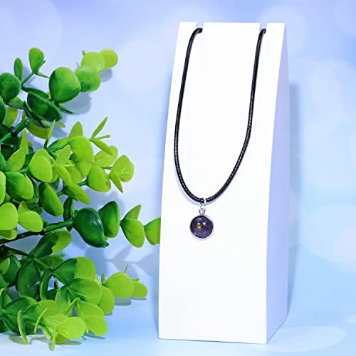 Shapenty Stainless Steel Round Bezel Blanks Pendant Trays for Earrings Bracelet Necklace Keychain DIY Craft Resin Glass Cabochon Jewelry Making Projects Christmas Gift Hanging Charms, 50PCS (10mm)