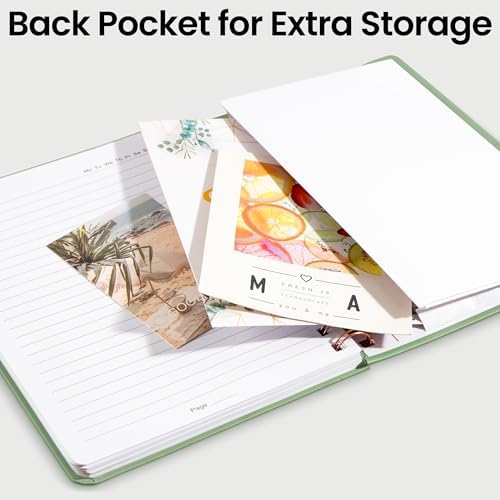 Lined Spiral Journal Notebook, A5 College Ruled Notebook for Note-Taking