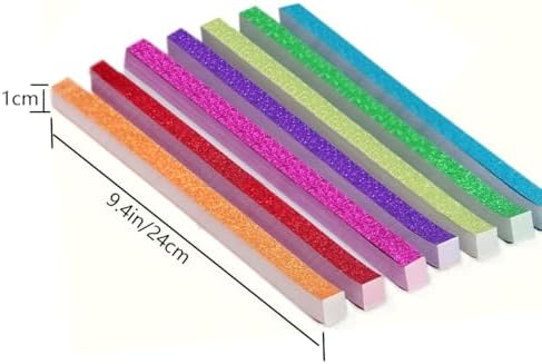 Flash origami, star origami strips, handmade DIY decorations (520 pieces in seven colors)