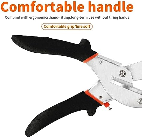 GARTOL 45-135° Adjustable Miter Shears, Quarter Round Cutter for PVC & Trim