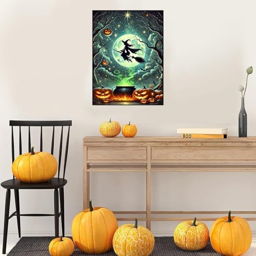 Axquilon Halloween Diamond Art Kits for Adults 12x16 inch