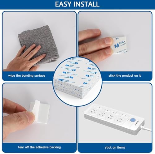 400PCS Double Sided Foam Tape, Super-Sticky Double Sided Adhesive Pads