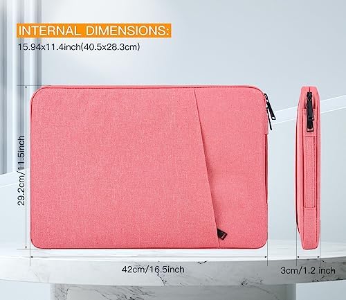 Portable Drawing Tablet Sleeve Protective Carrying Case for XP-Pen Artist13.3 Pro 13.3 Inch/ Artist12/ Artist Pro 14,Pink