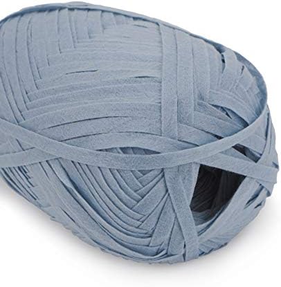 NICEEC 3 Skeins Kraft Paper Yarn 474yds/5.3oz - Light Blue