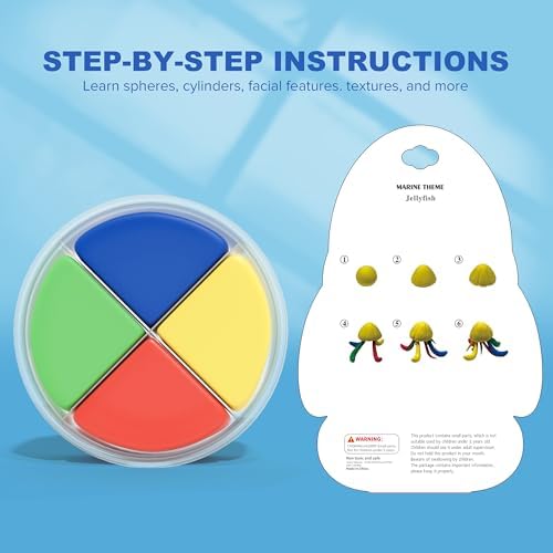 Aestd-ST Air Dry Clay Kit - Ocean Theme, Modeling Clay for Kids