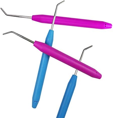 ZX Vision 4 Pieces Knitting Loom Hooks Ergonomic Rubber Handles