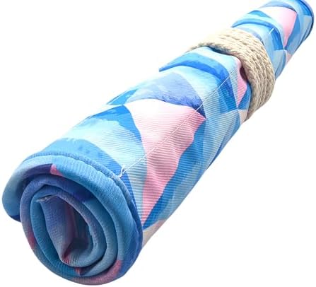 Funny live Paint Brush Holder Art Supplies, Artist Brush Holder & Storage Organizer Roll-Up Case Bag, Protect Acrylic Oil Watercolor Paintbrushes (Rhombic 20 Slot Pockets)