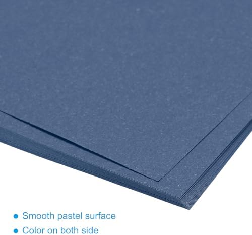 MECCANIXITY 50 Sheet Origami Paper Double Sided Navy Blue 3x3 Inch Square Sheet for Art Craft Project, Beginners, Gifts Decor
