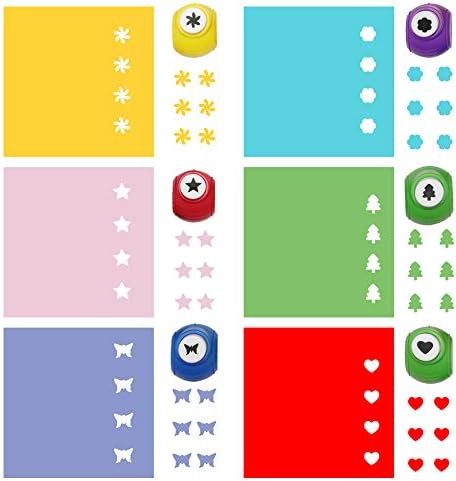 Set of 112, DIY Craft Supplies Set, findTop Craft Punch, Creative Scissors and Origami Paper Double Sided Color for Crafts, Scrapbooking, DIY Photo & Art Projects