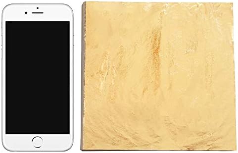 YongBo 300pc Gold Leaf Set for Resin,3 Colors Gold Foil for Candle Making, Crafting, Slime, Resin Accessories, Painting, Crafts, Nail Art, Home Decoration