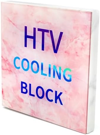 HTV Cooling Block – Fast Cooling Vinyl Weeding Tool for Sublimation HTV, Cooling Block for Heat Transfer Vinyl Accessories