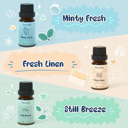 SALKING Laundry Fragrance Oils, Premium Essential Oil for Diffuser for Home