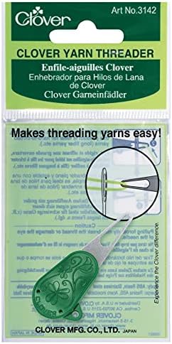 Clover 3142 Yarn Threader,Dark green
